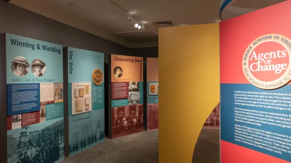 Photograph of the Agents of Change Exhibition