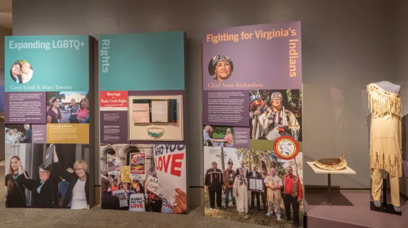 A photograph of the Agents of Change Exhibition