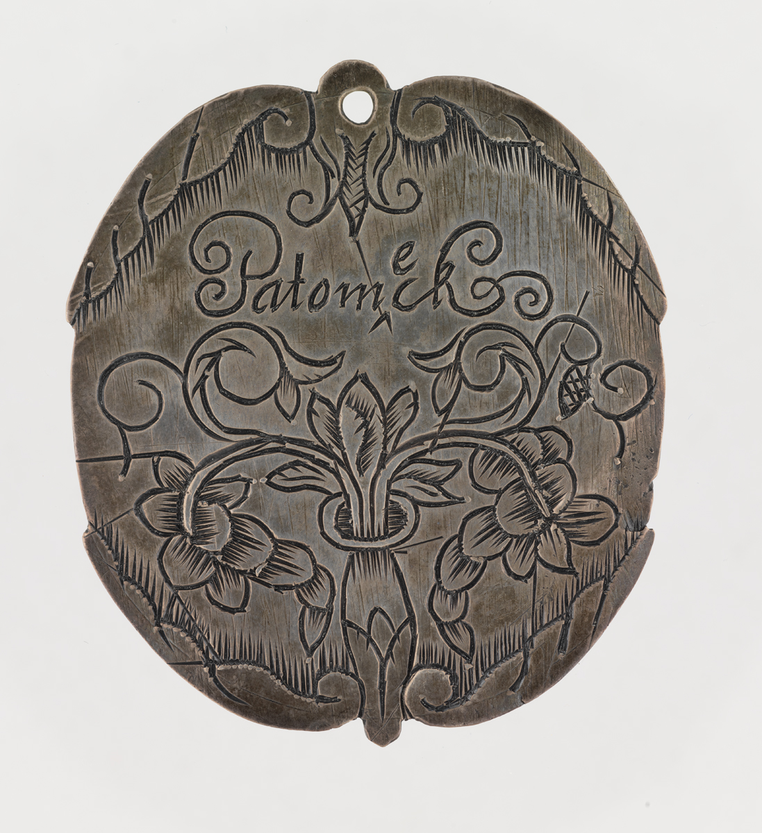 Indian badge, about 1662 (Back)