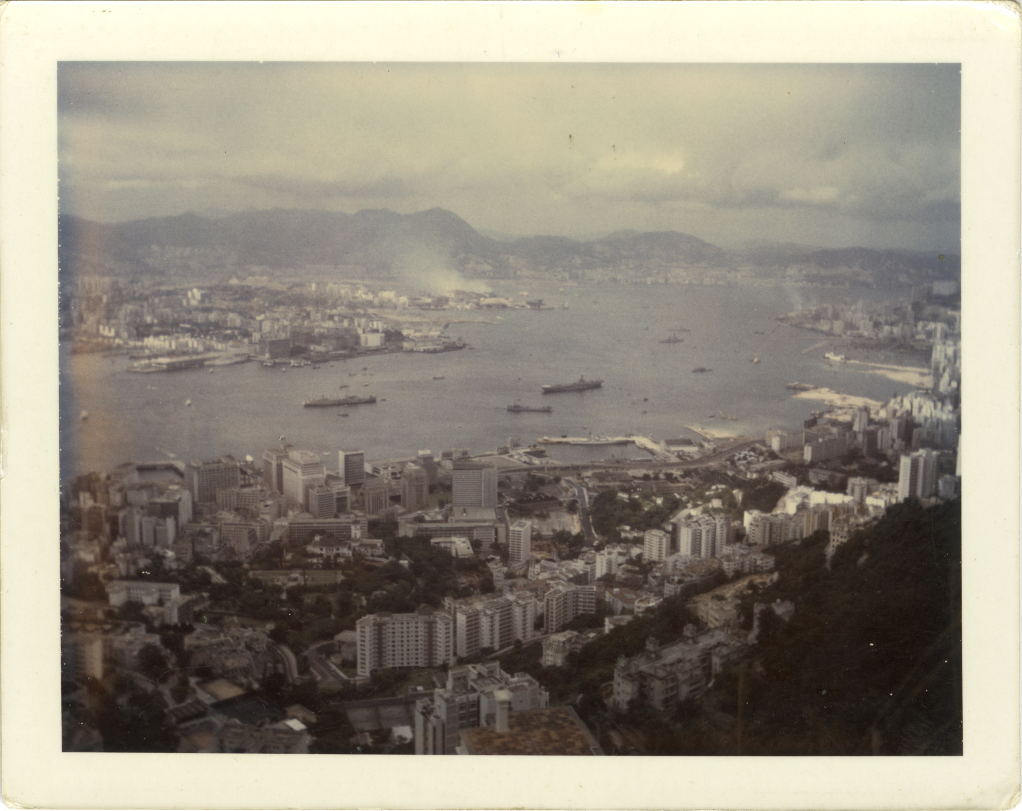 The harbor at Hong Kong in 1967.