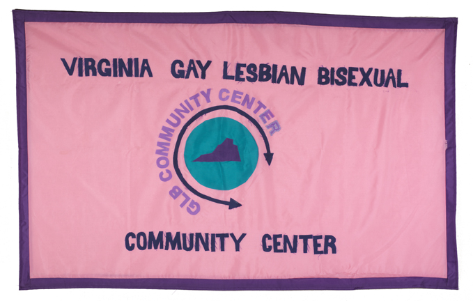 Virginia Gay Lesbian Bisexual Community Center Flag Virginia Museum 