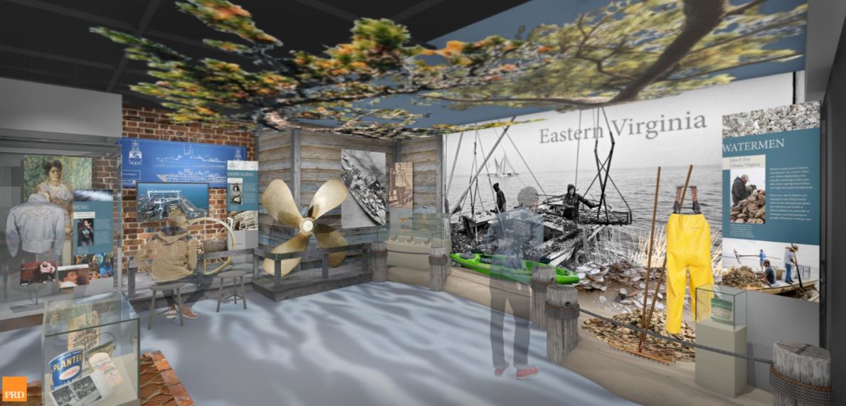 rendering of our commonwealth exhibit