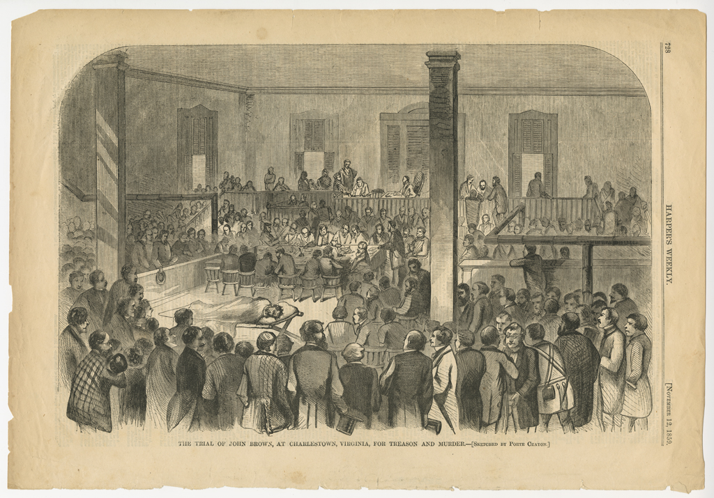 The Trial Of John Brown, At Charlestown, Virginia, For Treason And Murder