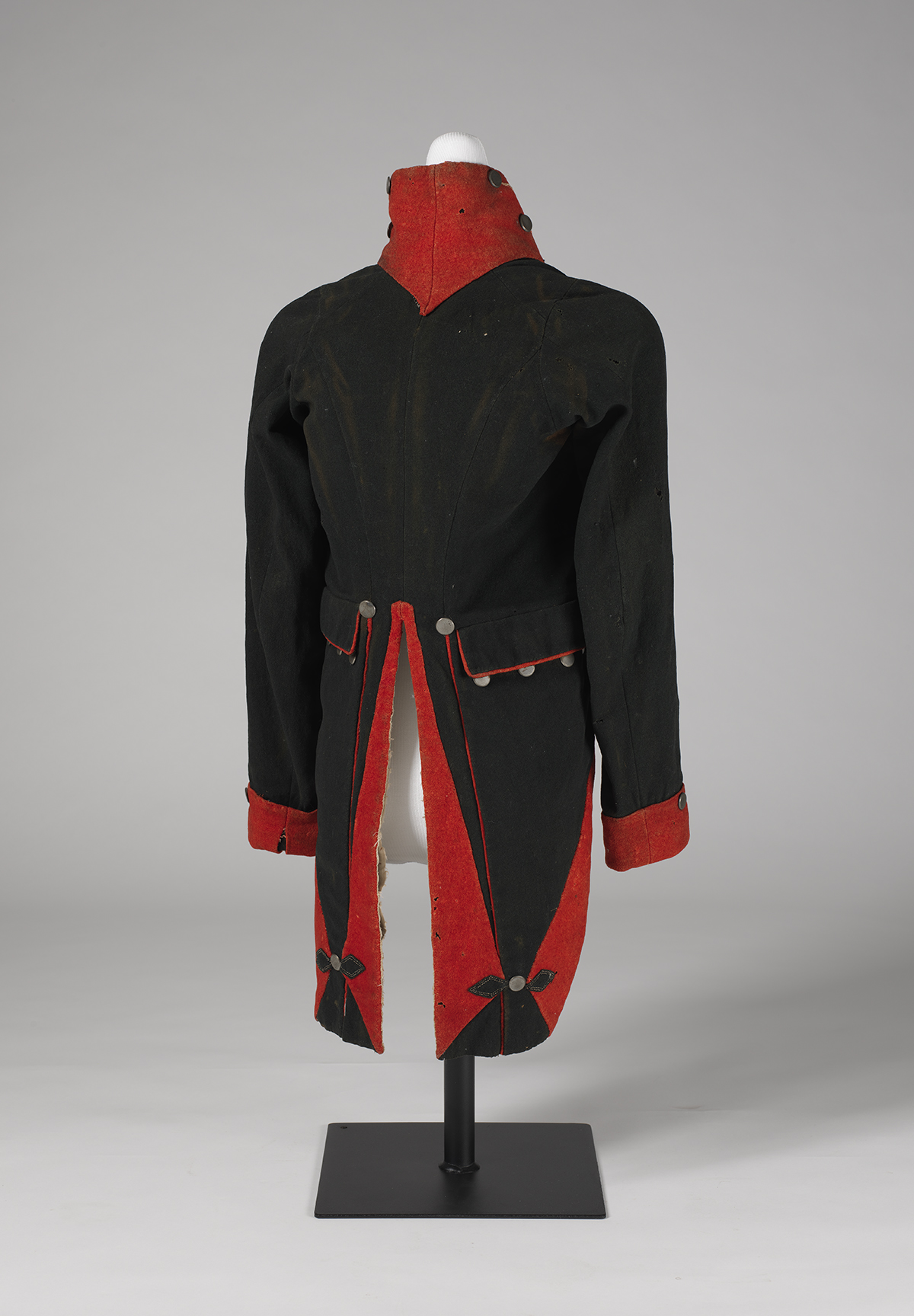 United States Army Infantry Coat (Back) worn by Martin Kirtland during the War of 1812
