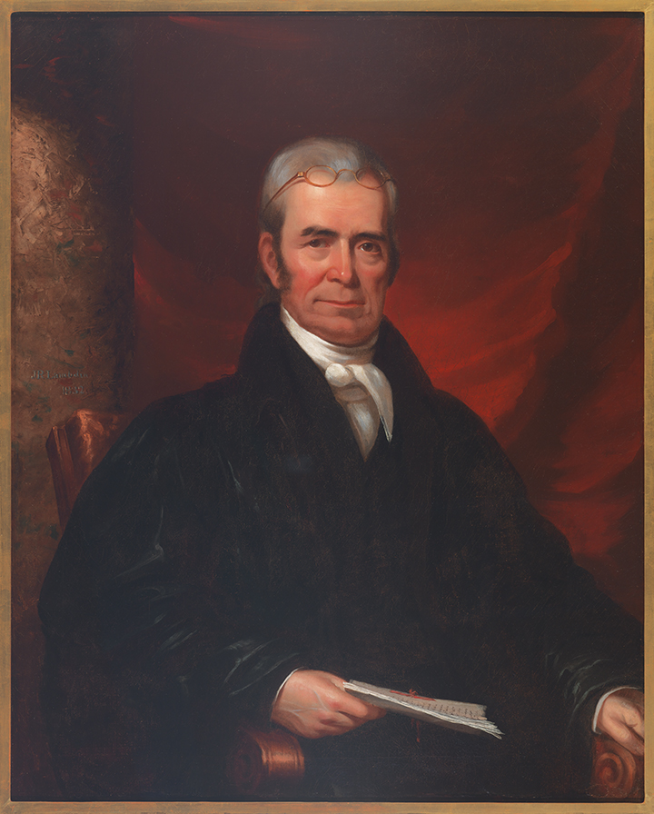 John Marshall by James Reid Lambdin, 1832, oil on canvas. Purchased with funds provided by Hunton & Williams in honor of Justice Lewis F. Powell, Jr. 
