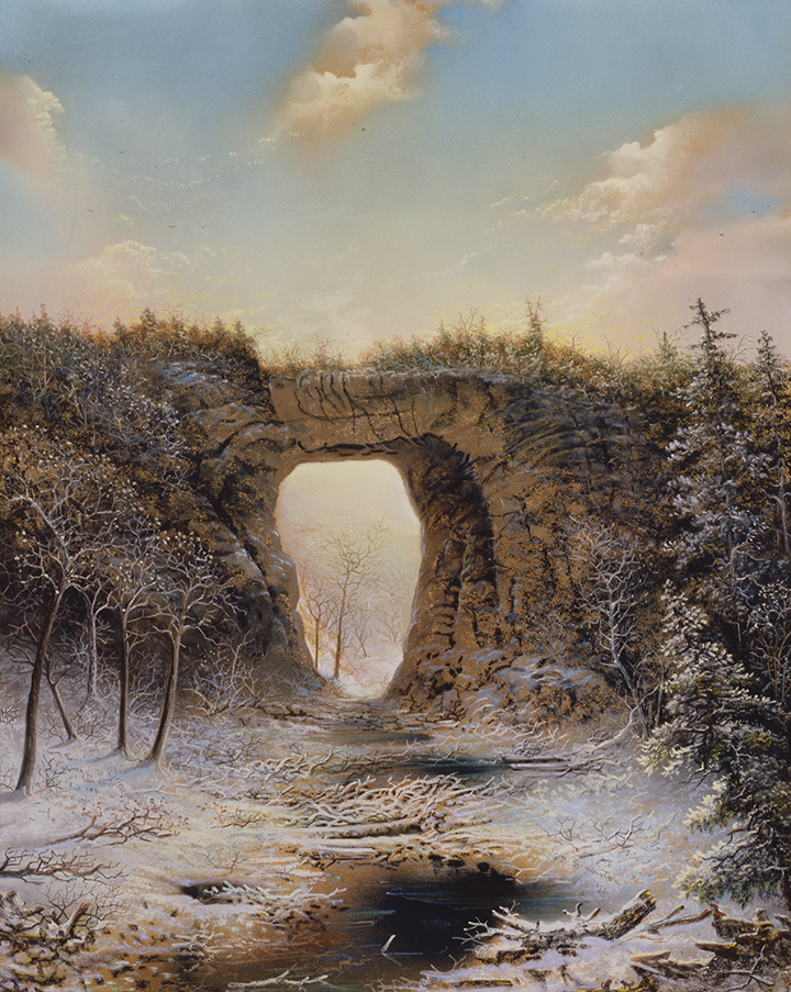 George Brewerton, Natural Bridge, 1872, pastel Purchased with funds provided by Lora M. Robins 