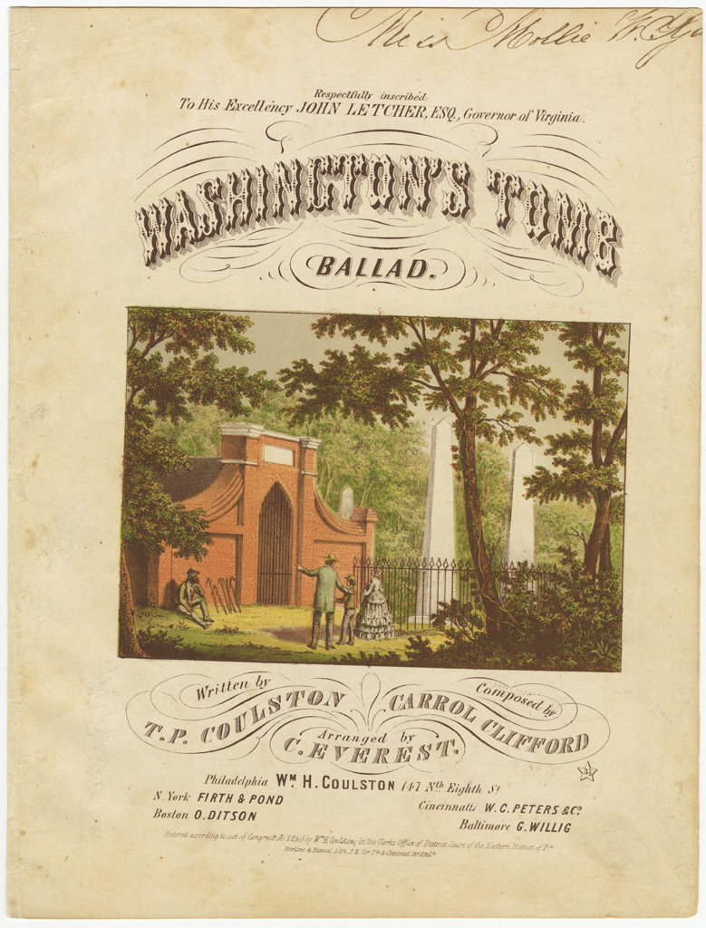 George Washington's Tomb by T. P. Coulston
