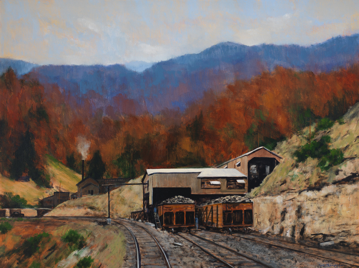 Appalachian Plateau - "October at Tipple Mine no. 52, Dante, Virginia" by William Jameson, 2015