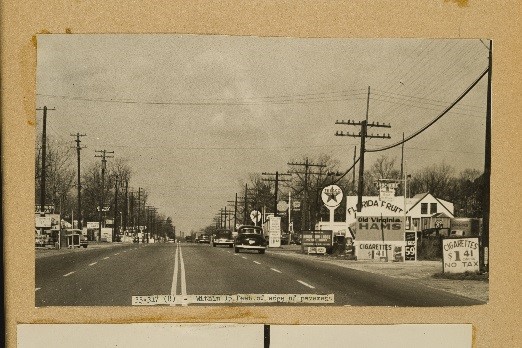 Unidentified Virginia Highway, about 1950