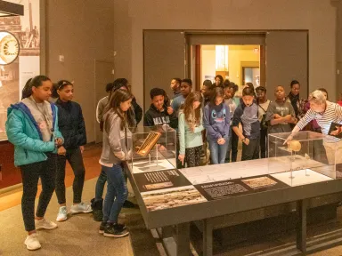 Students visit the VMHC for a tour