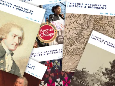 Virginia Magazine of History & Biography covers Covers of multiple Virginia Magazine of History & Biography issues