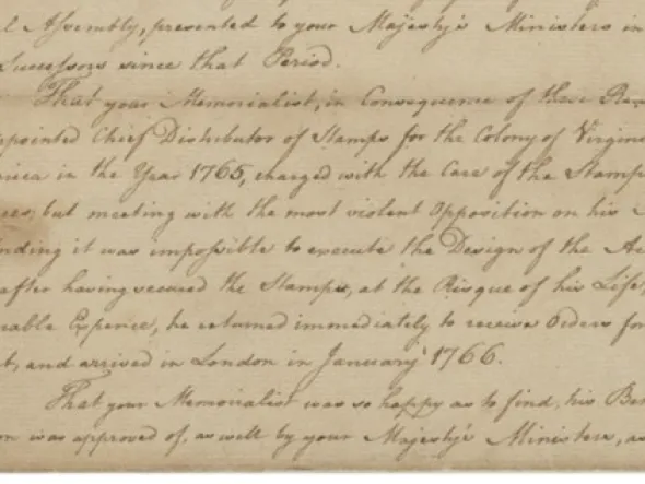 GeorgeMercerLetterExcerpt1776_Mss2-M5345a1