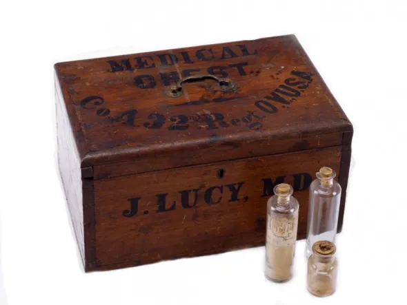Medical chest of the 23rd Ohio Infantry Regiment