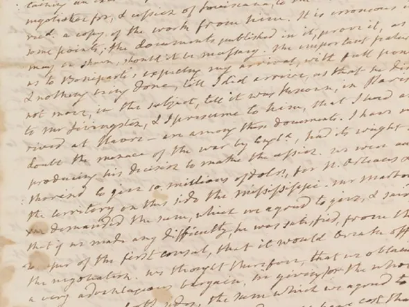 Letter of James Monroe to George Graham