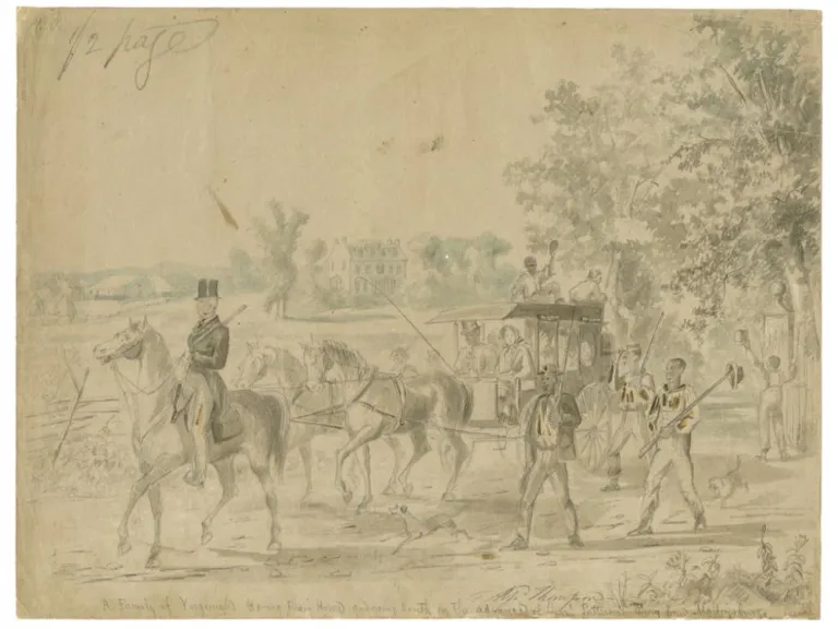 How Did Civilians Suffer? A drawing of the flight of the refugees