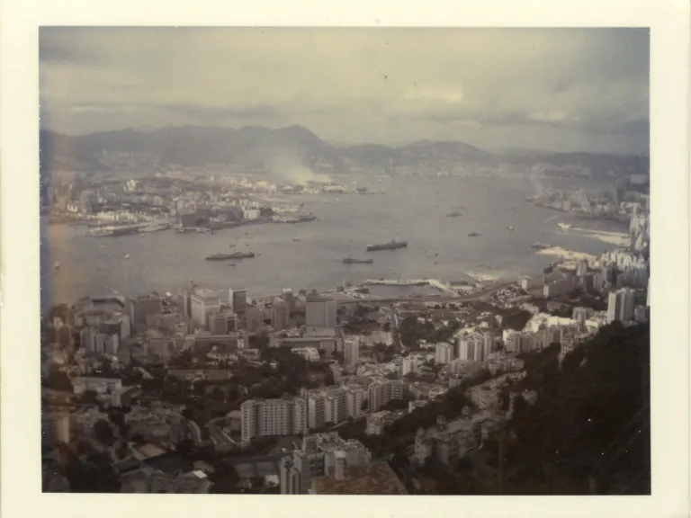 The harbor at Hong Kong in 1967.