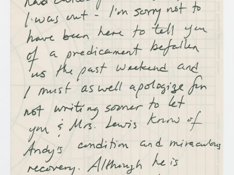 Lewis Letter Page 1 Lewis Letter Page 1