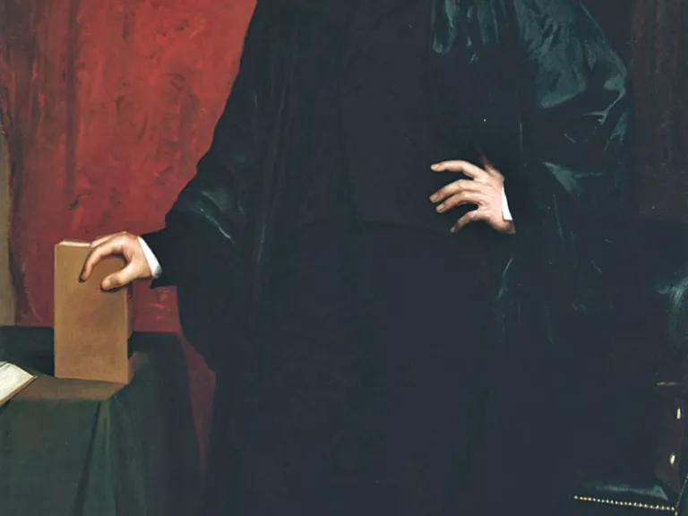 Chief Justice Marshall (1755-1835) oil on canvas by Chester Harding