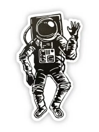 Waving Astronaut Sticker