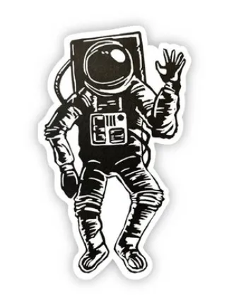 Waving Astronaut Sticker Waving Astronaut Sticker