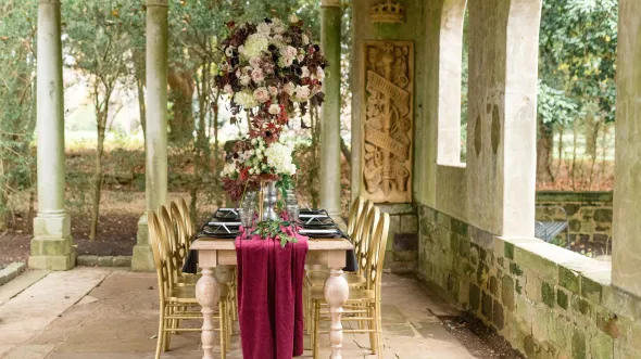 Loggia at Virginia House. Image courtesy of Annie Sharp Photography.
