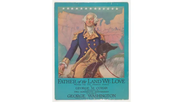 Sheet music for "Father of the Land We Love"