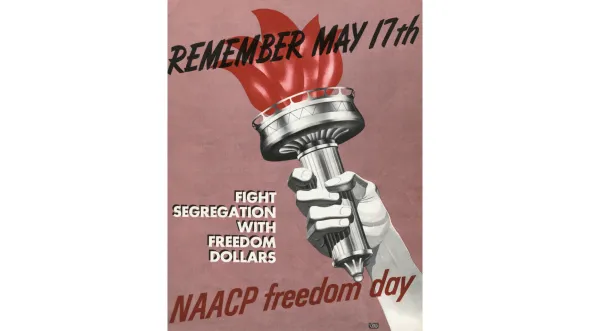A color photograph of a NAACP Freedom Day Brochure