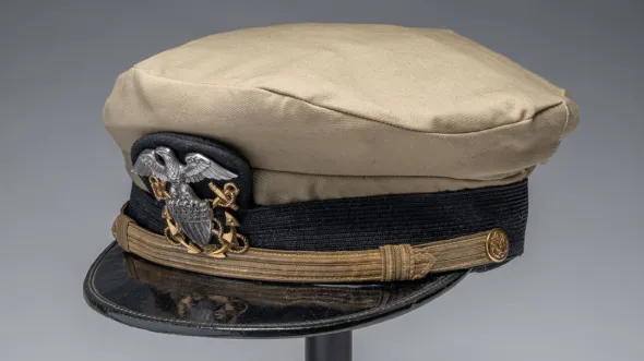 A Navy cap 