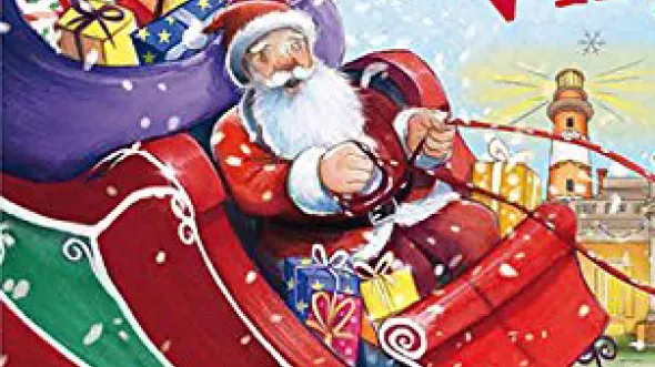 Santa in his sleigh