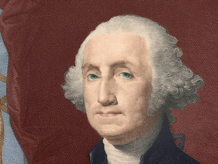 An illustration of George Washington.