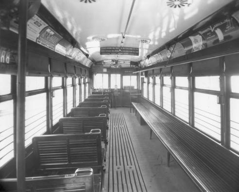 Streetcar interior