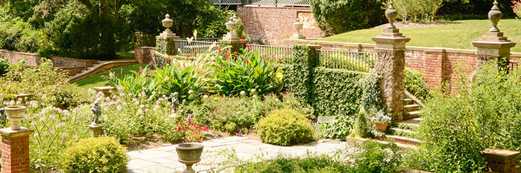 The gardens at Virginia House