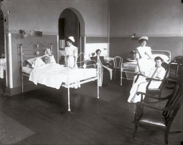 Sheltering Arms Hospital, Richmond, early 20th century