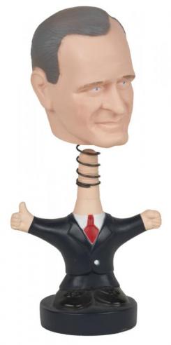 A George H. W. Bush campaign bobblehead doll 